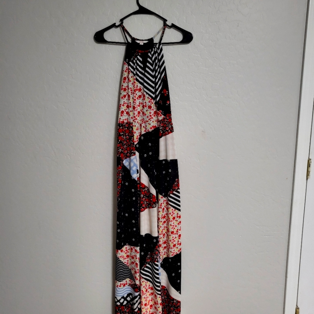 Patchwork Candie's Maxi Dress